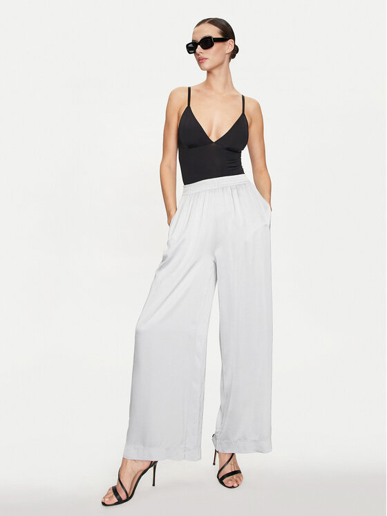 ViCOLO ViCOLO Hlače iz tkanine TB0034 Siva Relaxed Fit
