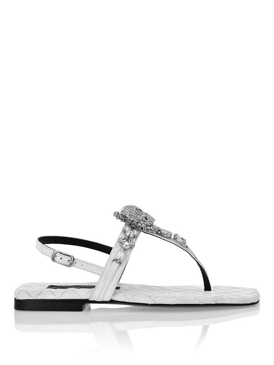 PHILIPP PLEIN PHILIPP PLEIN Sandały 21709 Biały