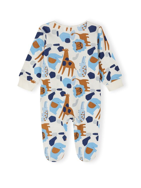 minoti minoti Pajac 24babypack1 Niebieski Regular Fit