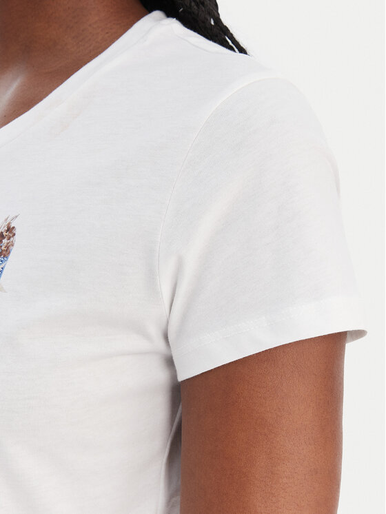 Liu Jo Liu Jo T-shirt WA6493 JS923 Bijela Regular Fit