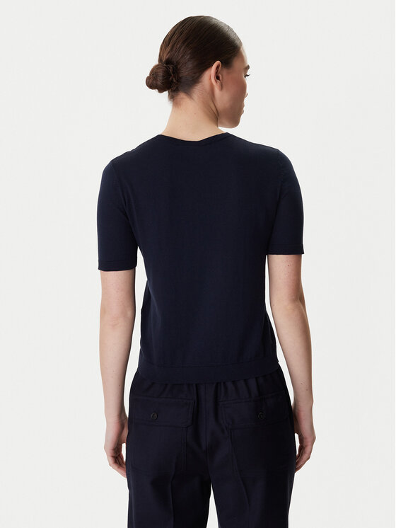Weekend Max Mara Weekend Max Mara T-Shirt Gabarra 2615361081 Tmavomodrá Slim Fit