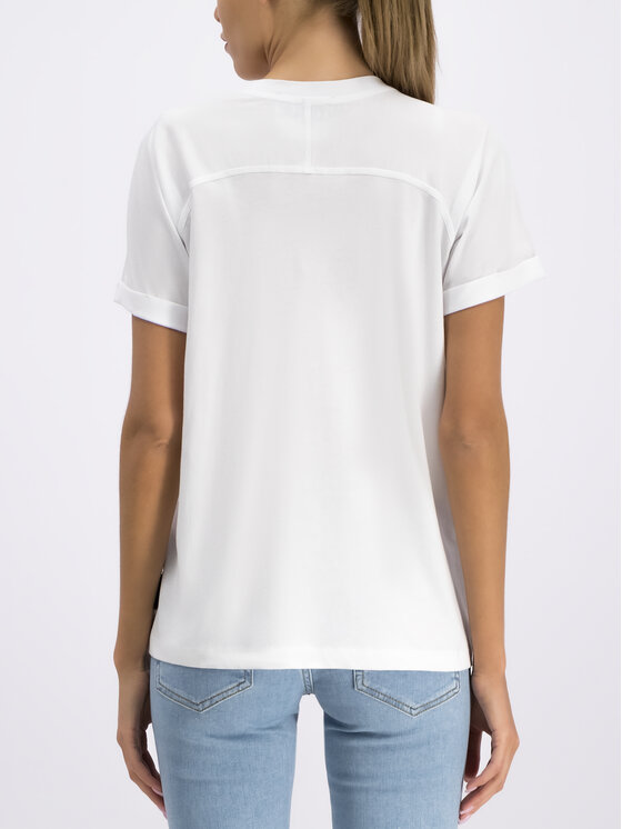 Versace Jeans Couture Versace Jeans Couture T-Shirt B2HUA7EG Biały Regular Fit