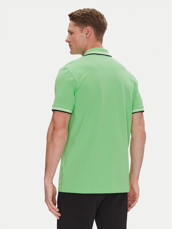 BOSS BOSS Polo majica Paul 50506193 Zelena Slim Fit