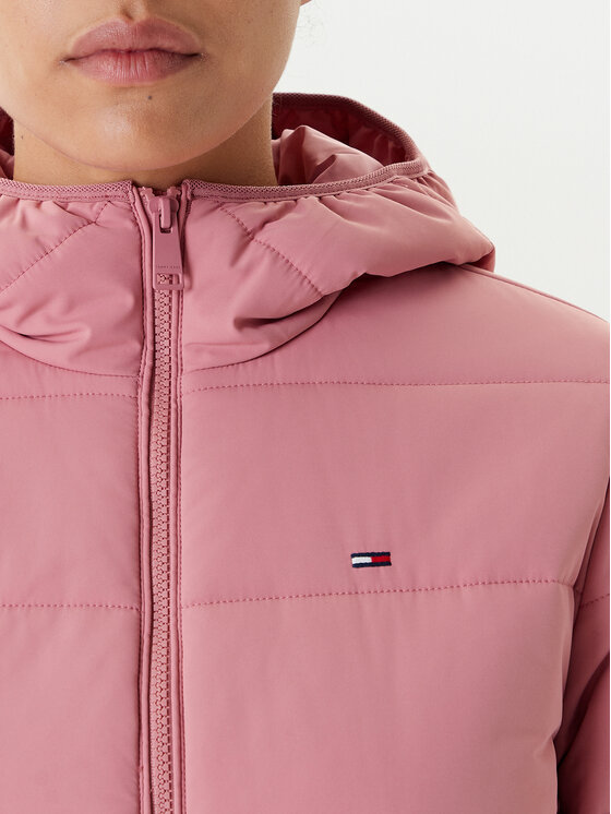 Tommy Jeans Tommy Jeans Bunda pro přechodné období DW0DW20959 Růžová Slim Fit