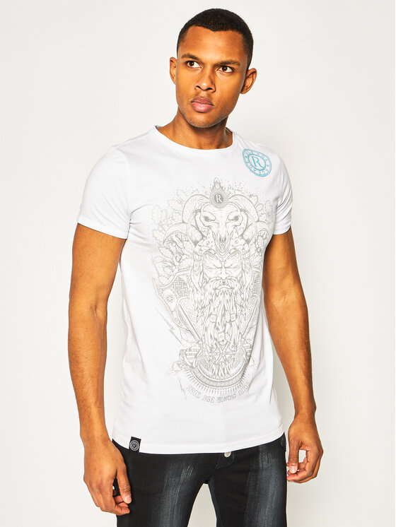 T-shirt Perun Monoch Bianco Regular Fit