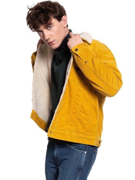 Lee Lee Giubbotto invernale SHERPA RIDER Giallo Regular Fit