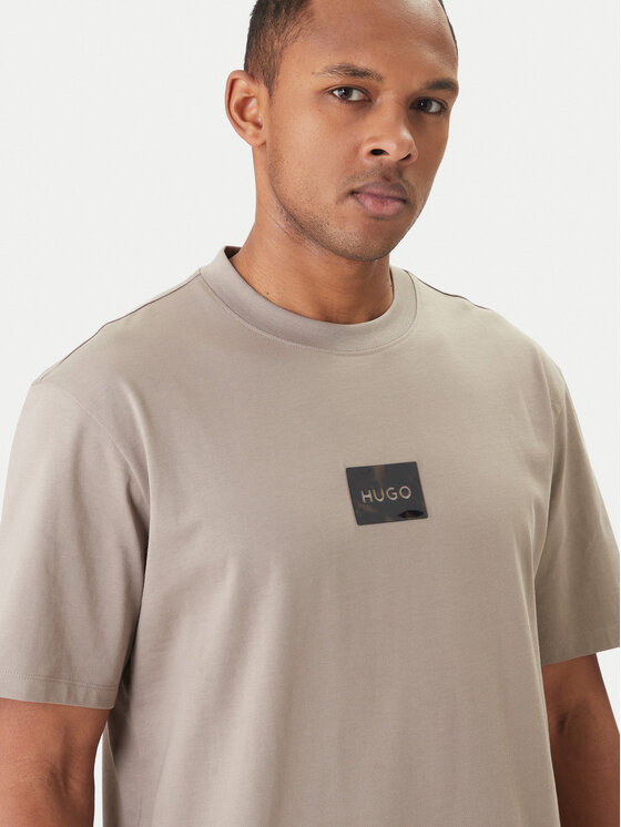 HUGO HUGO T-särk Dumeon 50557445 Beež Regular Fit