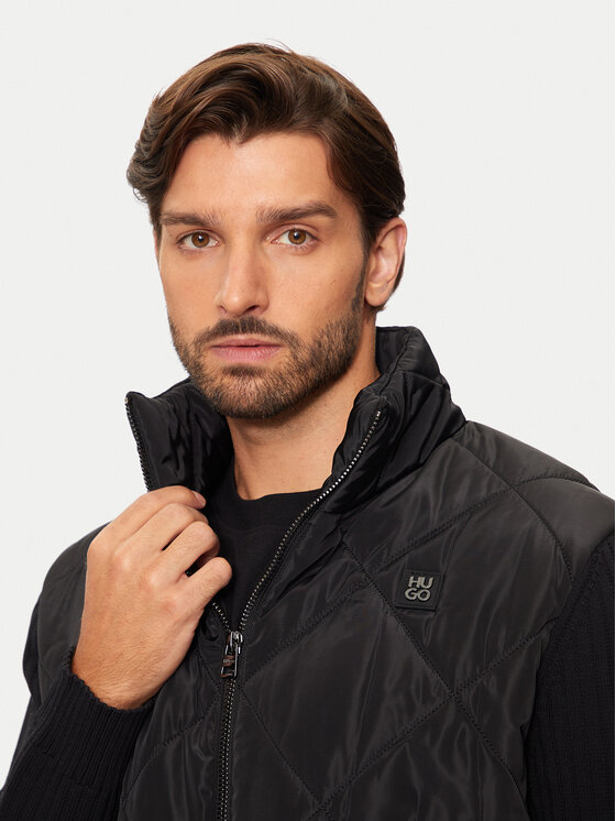 HUGO Hugo Демісезонна куртка Sybon 50524549 Чорний Regular Fit
