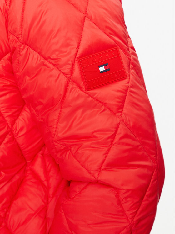 Tommy Hilfiger Tommy Hilfiger Kurtka przejściowa MW0MW32766 Czerwony Regular Fit