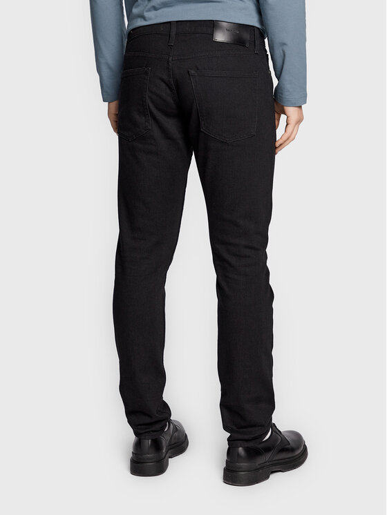 Calvin Klein Calvin Klein Jeansy Rinse K10K111239 Czarny Slim Fit
