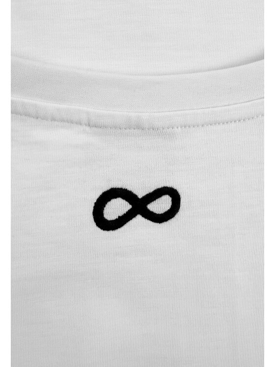 PROSTO. PROSTO. T-Shirt Jacquard Label KL261MTEE1041 Biały Oversize