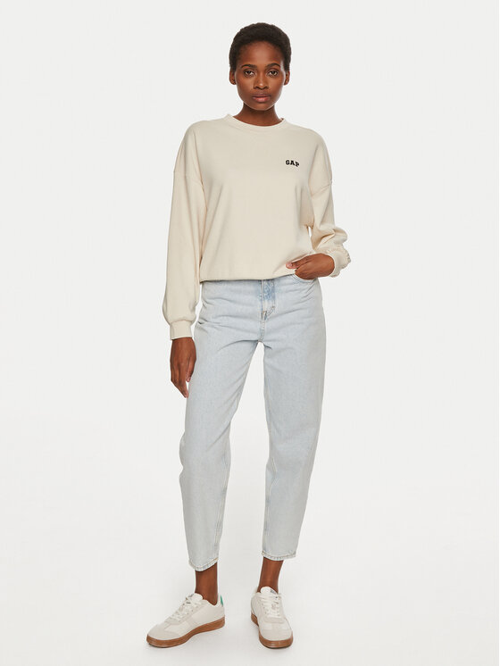 Gap Gap Mikina 476351-01 Béžová Regular Fit