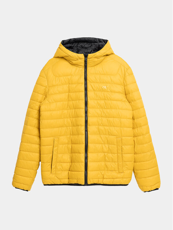4F 4F Übergangsjacke 4FAW23TDJAM242 Schwarz Regular Fit
