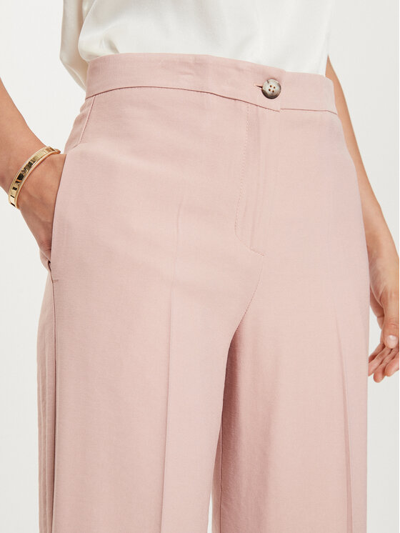 ViCOLO ViCOLO Kalhoty z materiálu TB0049 Růžová Regular Fit
