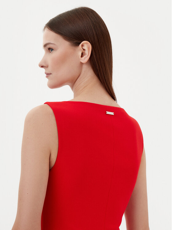Calvin Klein Calvin Klein Rochie cocktail K20K208140 Roșu Slim Fit