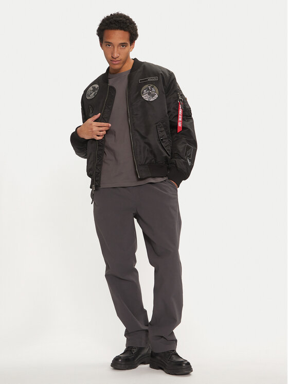 Alpha Industries Alpha Industries Kurtka bomber 138104 Czarny Regular Fit