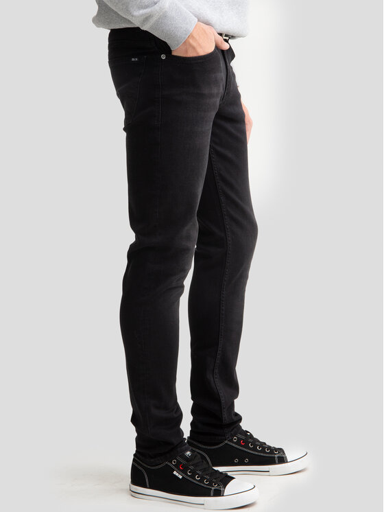 BIG STAR BIG STAR Jeansy DERIC Czarny Skinny Fit