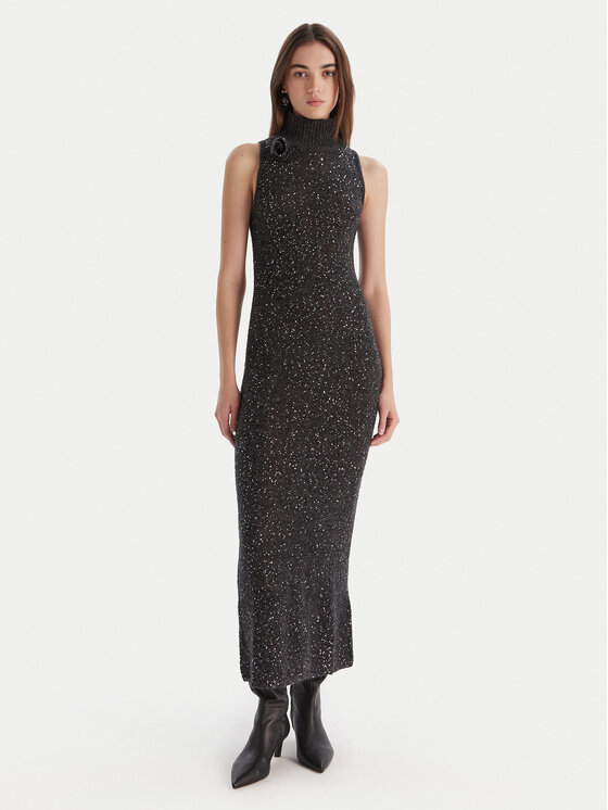 Marella Marella Strickkleid Ilsa 2523326072 Grau Slim Fit