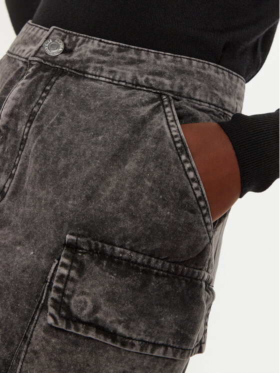Alpha Industries Alpha Industries Jeans suknja 148068 Siva Regular Fit