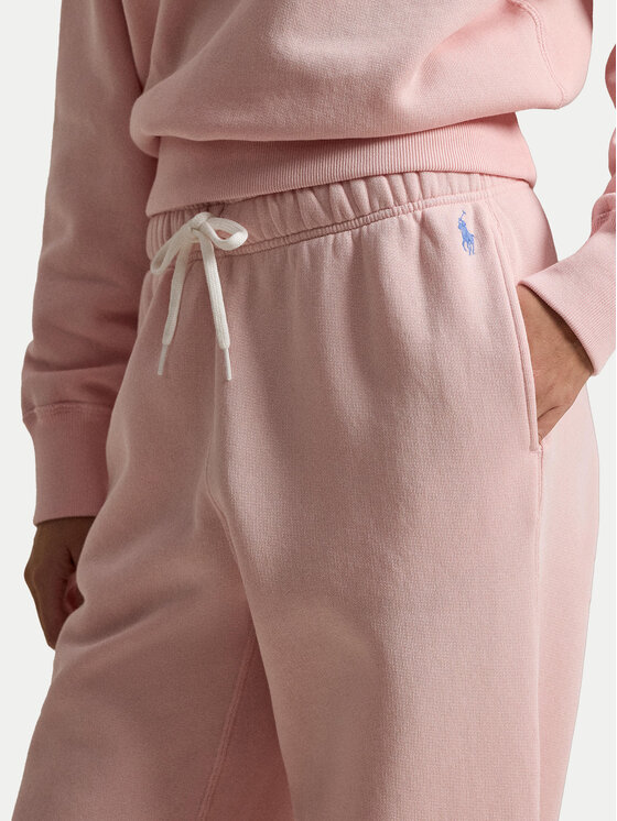Polo Ralph Lauren Polo Ralph Lauren Teplákové kalhoty 211977959504 Růžová Wide Leg
