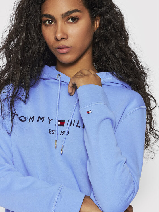 Tommy Hilfiger Tommy Hilfiger Mikina Ess WW0WW26410 Modrá Regular Fit