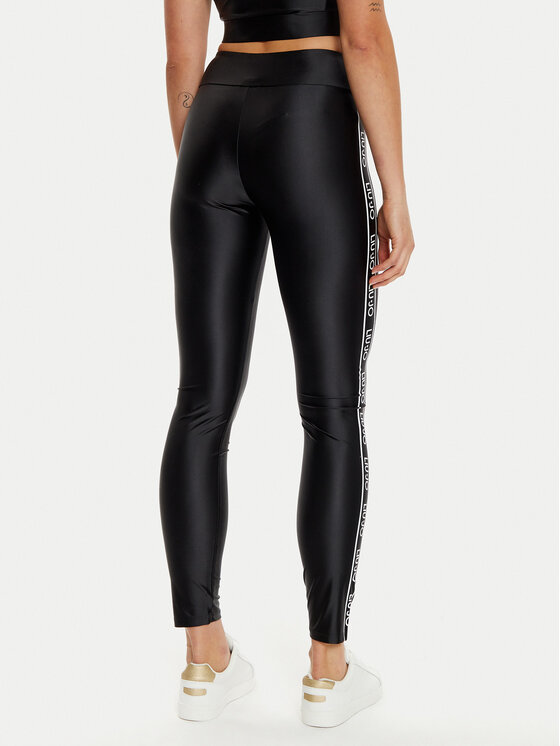 Liu Jo Sport Liu Jo Sport Legingi TF4192 J4726 Melns Slim Fit