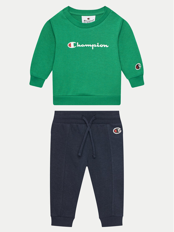 Champion Champion Sportinis kostiumas 307057 Žalia Regular Fit