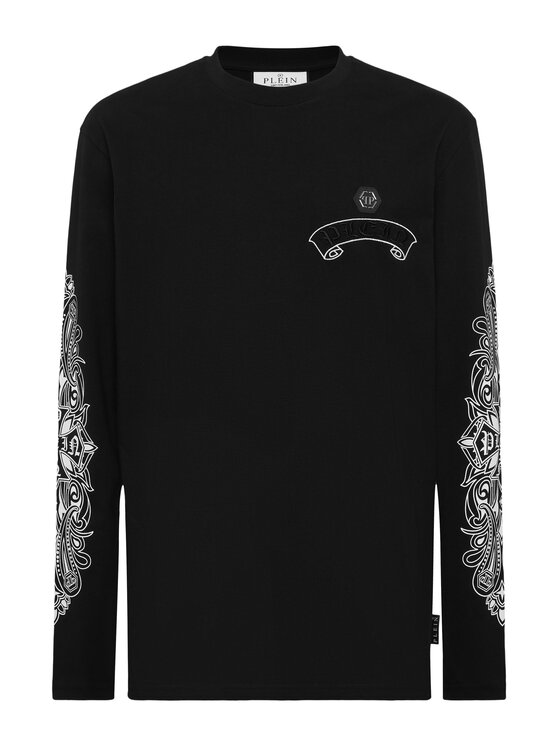 PHILIPP PLEIN PHILIPP PLEIN T-Shirt 26205 Czarny Regular Fit
