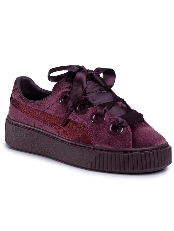 velvet puma platform