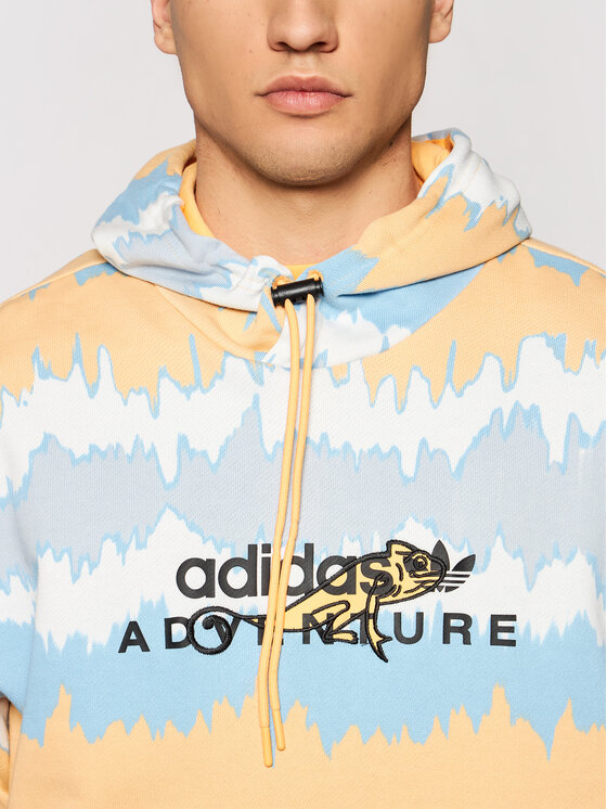 Felpa Adv Aop Hoody GN2362 Multicolore Regular Fit...