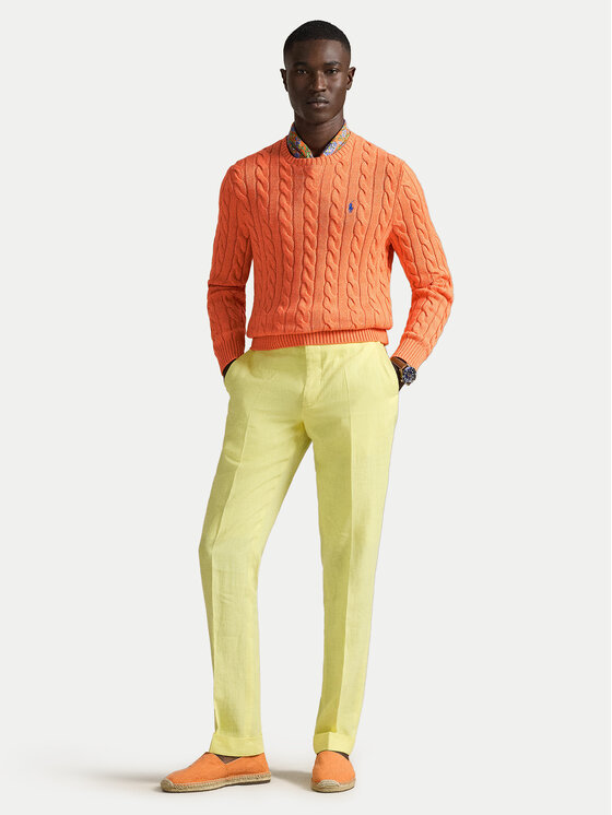 Polo Ralph Lauren Polo Ralph Lauren Sweater 710775885529 Sötét narancssárga Regular Fit