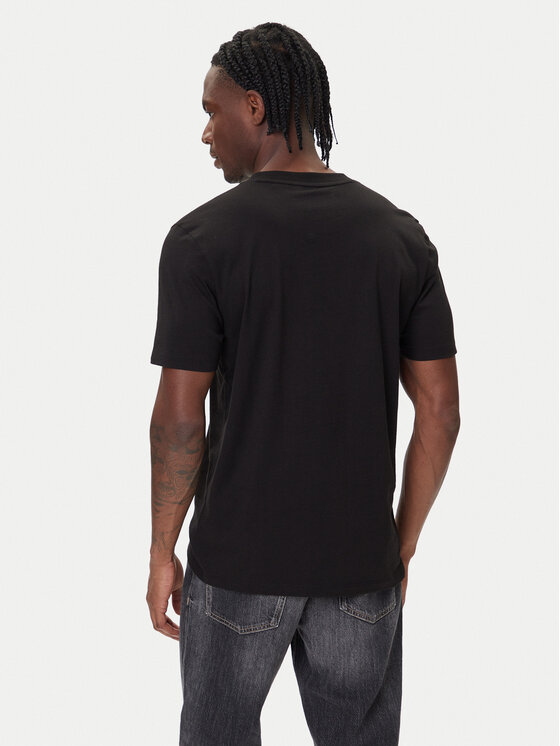 HUGO HUGO Tricou Dugolini 50549154 Negru Regular Fit
