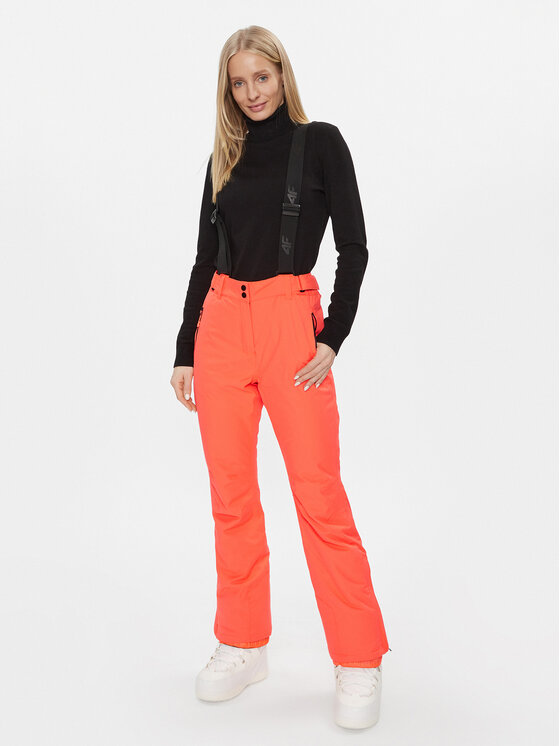 Pantaloni corallo top