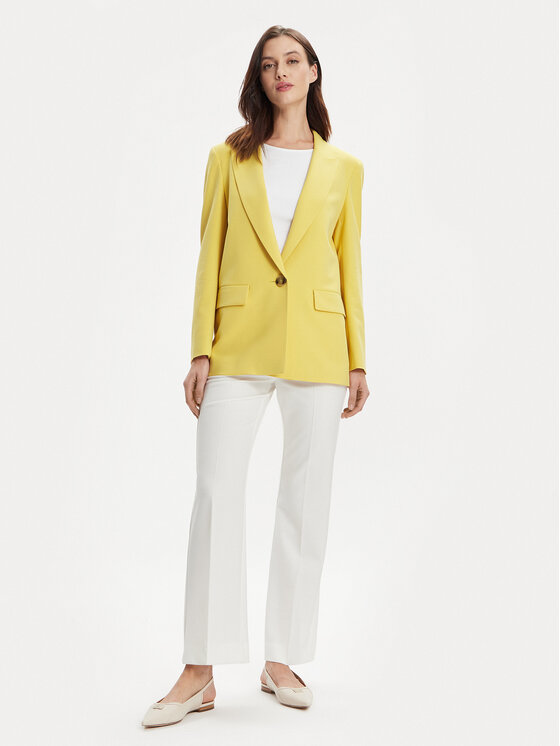 Marella Marella Сако Estella 2413041131 Жълт Oversize
