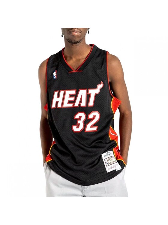 Mitchell & Ness Mitchell & Ness Smanicato NBA SWINGMAN MIAMI HEAT SHAQUILLE O`NEAL Nero Regular Fit