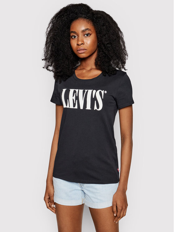 Levi's® Levi's® T-Shirt Perfect Graphic Tee 17369-0783 Czarny Regular Fit