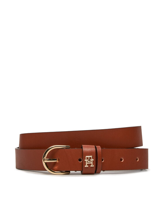 Tommy Hilfiger Tommy Hilfiger Жіночий ремінь Essential Effortless 2.5 Gold AW0AW16798 Коричневий