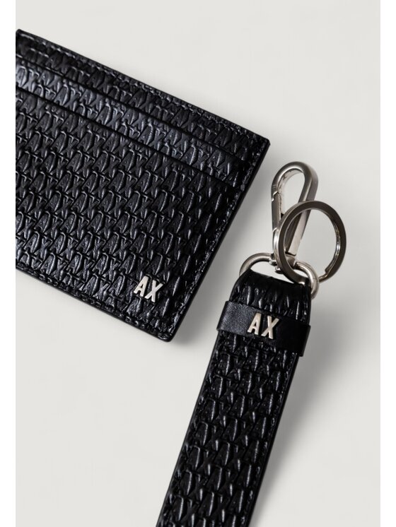 Armani Exchange Armani Exchange Portafoglio SMALL LEATHER GOODS SET Nero