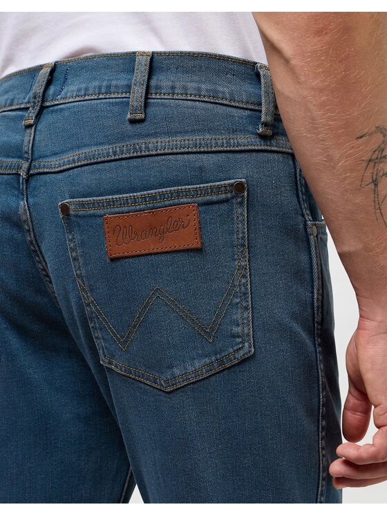 Wrangler Wrangler Jeans Larston Blu Slim Fit