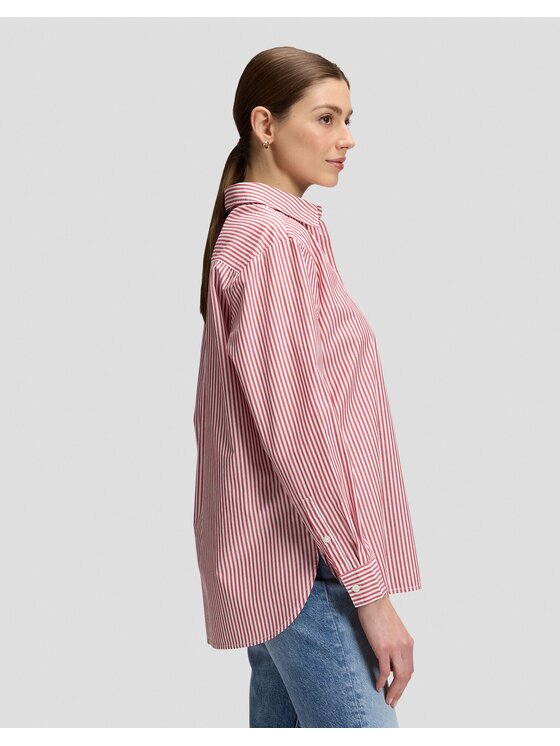 Lee Lee Koszula BOYFRIENDS POCKET SHIRT Różowy Relaxed Fit