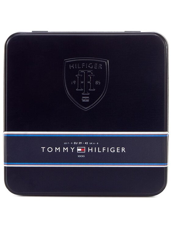 Tommy Hilfiger Tommy Hilfiger Σετ ψηλές κάλτσες ανδρικές 4 τεμαχίων 452014001 Σκούρο μπλε