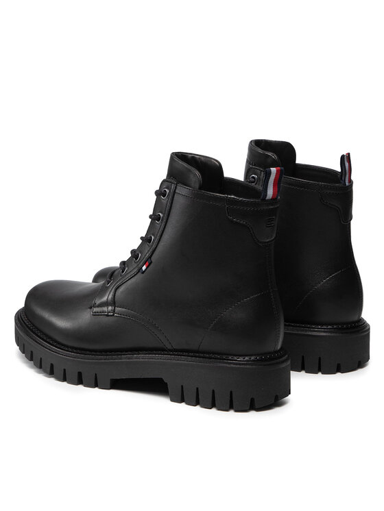 tommy hilfiger chunky dress boot