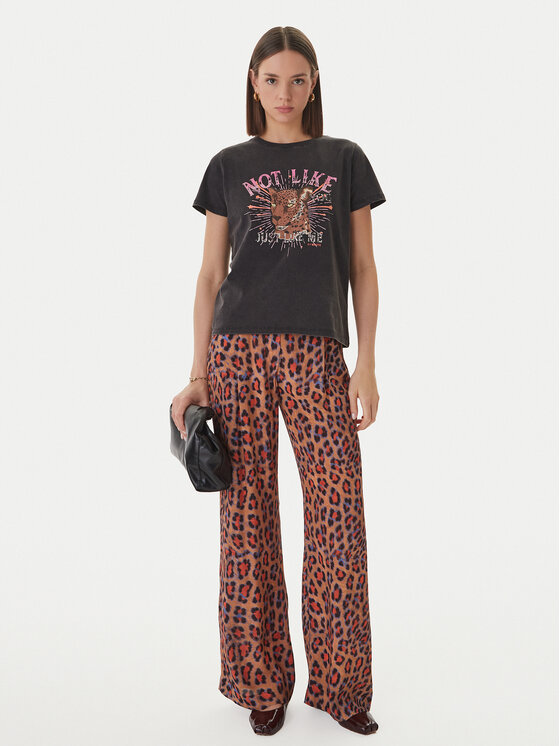 LOLA CASADEMUNT LOLA CASADEMUNT T-shirt MS2615050 Crna Regular Fit