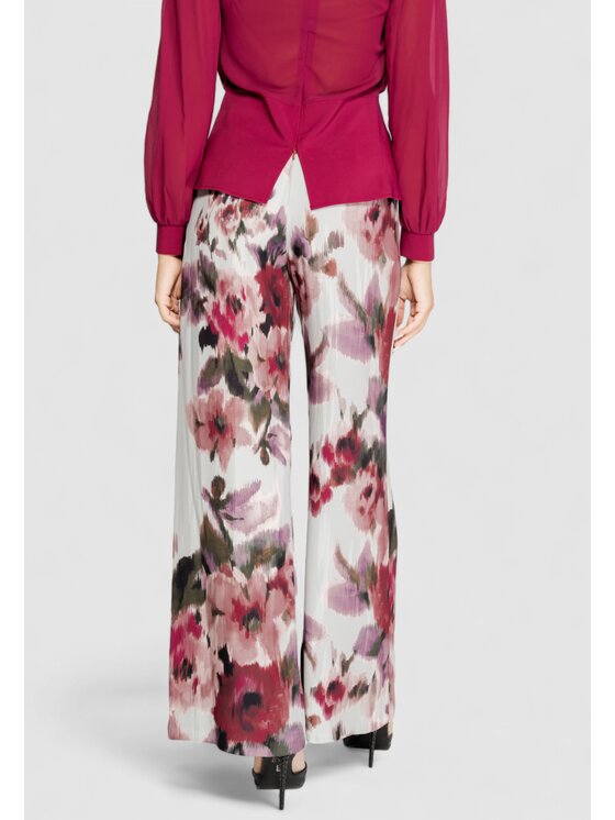 Rinascimento Rinascimento Pantaloni da donna CFC0119839003 Bordeaux Regular Fit
