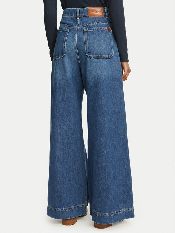 Weekend Max Mara Weekend Max Mara Džinsi Ciro 2625186032 Tumši zils Wide Leg