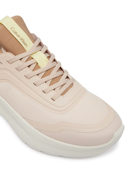 Calvin Klein Calvin Klein Sneakersy Light Eva Run Sock Mesh HW0HW03023 Beżowy