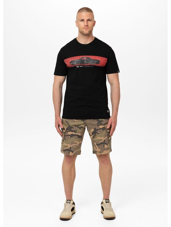 PITBULL PITBULL T-Shirt AUTOMATIC Czarny Regular Fit