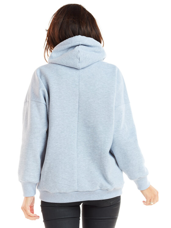 Infinite You Infinite You Felpa M223 Grigio Basic Fit