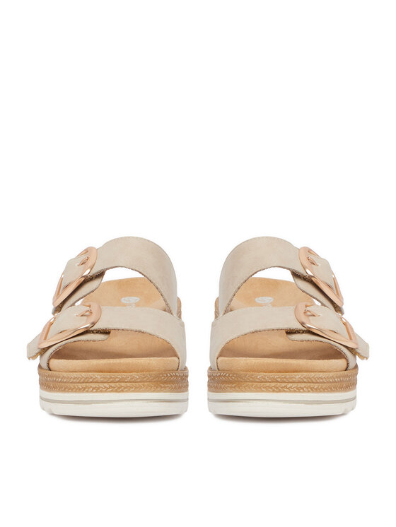 Remonte Remonte Pantoletten CEO-D0Q66-62 Hellbeige