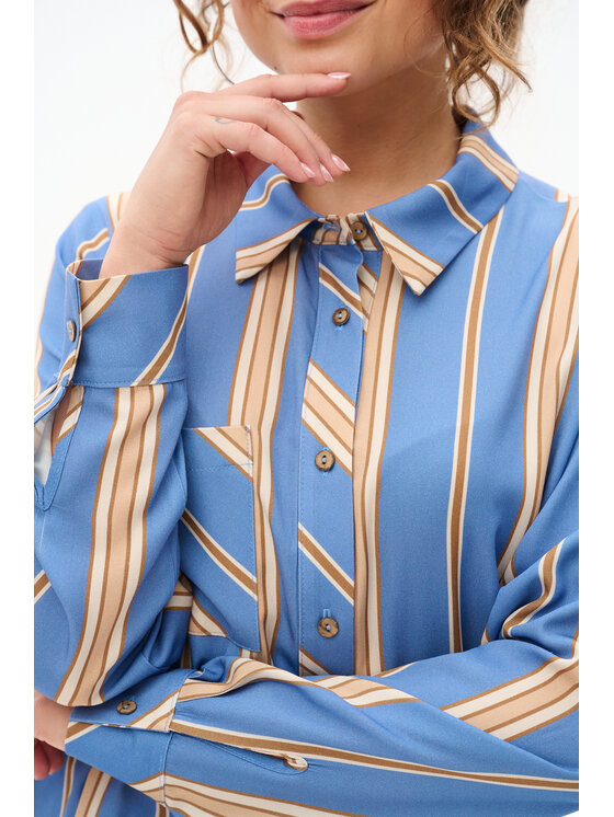 blue shadow blue shadow Koszula Zoe Niebieski Regular Fit